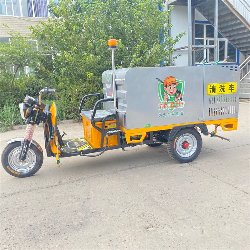 坦洁电动高压冲洗车CX700A（不锈钢箱体）